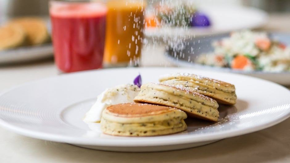 Lemon Quinoa Pancakes